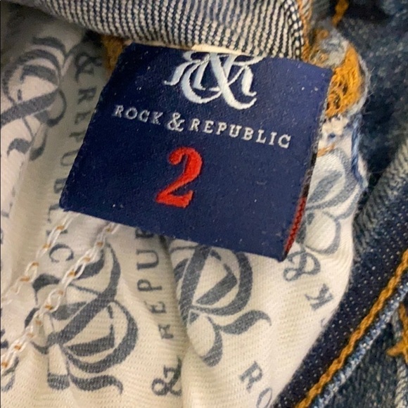 rock & REPUBLIC KENDALL ANKLE DISTRESSED JEANS - Picture 5 of 7